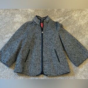 Betsey Johnson Herringbone Coat Jacket